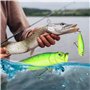 Leurre de pêche en Caoutchouc pour Truite, Sandre et Perche, leurre de pêche pour Eau Douce et Eau salée, Cadeaux de pêche pour 