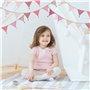 3 mètres Decoration lit cabane Fille，Guirlande lit cabane Fille，Guirlande Fanion，Guirlande Chambre Enfant， Drapeaux Guirlande li