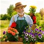 daqoupzi 3 paires gant jardinage femme，gants de travail，gants jardinage，gant de travail homme，Bonne effet antidérapant et bonne 