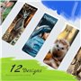 12 Pièces Marque Page Magnetique，Marque Page Livre，Accessoire Livre，Gadget Bureau，pour Adultes et Enfant