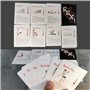 AJOHBM Cartes de Chambre Jeu de 50 Cartes de Jeu pour Couples Cadeaux pour Homme ou Femme Cadeau Accessoires-YD422