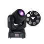 Party Light & Sound - Pack 3 Jeux de lumière - 2 Lyres PARTY-SPOT DMX Gobos 10W - 1 Jeu de Lumière "4en1" Astro Strobo Lumière n