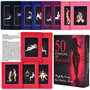 AJOHBM Jeux de Cartes Jeux de société Cadeau pour Les Couples Poker Cartes Magie Femme coopératif ou Homme Jeu Lot de 50 Cartes 