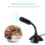 Goshyda Microphone, Microphone Micro de Support de Bureau Flexible pour Ordinateur Portable PC