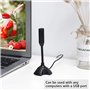 Goshyda Microphone, Microphone Micro de Support de Bureau Flexible pour Ordinateur Portable PC