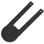 Règle de recherche d'angle, Odomètres en alliage d'aluminium 0~360 ° outil de mesure d'angle de rapporteur pour le travail du bo