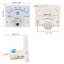85c1 DC 0~100ma Pointeur DC Ampèremètre Panneau de Courant Indicateur de Mesure Instrument