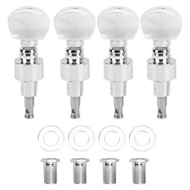 4Pcs Accordage Banjo Mécaniques HA106 Banjo Accordeur de Machine à Engrenages Banjo Pegs Perles de Musique d'accordage de banjo