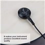 Micro Guitare Acoustique,Mini Piezo Noir Micro de Transducteur Accessoires de Guitare pour Guitare Acoustique Violon Ukelele