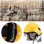 Casque de sécurité Incendie, Casque Isolant résistant à 260 ℃, Bonne Transmission de la lumière de la lentille, Bord Anti Coupur
