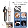 Nettoyer les oreilles, kit de retrait de cérumen, outil de nettoyage de l'oreille à LED, professionnel pince à épiler courbe dou