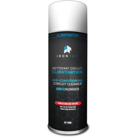 Nettoyant Climatisation Voiture et Maison 400ml | Irontek | Mousse Désinfectante Aérosol | Bactéricide