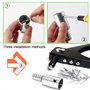 Embout fileté standard, pointe de rechange américaine pour manche d'extension ou manche télescopique, extrémité filetée pour tig