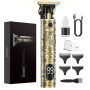 Tondeuse Cheveux Hommes, Tondeuse Barbe Homme T Zéro écart Avec écran LED De Finition Barbier Professionnel Rasoir Homme Rasoir 