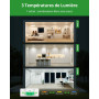 HOMEOW Lot de 20 Spot Led Encastrable Extra Plat, 5w Spot Encastrable Led 68mm - 78mm Découpe, Blanc Chaud 2700K Blanc Neutre 40