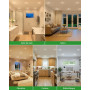 HOMEOW Lot de 20 Spot Led Encastrable Extra Plat, 5w Spot Encastrable Led 68mm - 78mm Découpe, Blanc Chaud 2700K Blanc Neutre 40