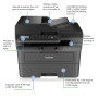 Brother MFC-L2835DW - Multifonction 4 en 1 (Impression/Scan/Copie/Fax) Laser Noir et Blanc - WiFi et Ethernet - Eligible au forf