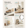 SONGMICS Étagère à Épices, Lot de 4, Organisateur de Placard, Étagère de Rangement de Cuisine Extensible, Porte-épices Empilable