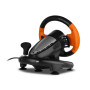 KROM K-Driver – Volant de course avec pédales et vibrations, compatible PC, PS3, PS4 et Xbox One, avec levier de vitesses, palet