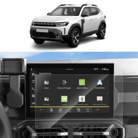 SKTU Lot de 2 Films de Protection d'écran compatible avec Dacia Duster III 2024 2025 Navigation GPS en PET 10,1 Pouces