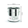 Tefal, Cuiseur vapeur, Cuisson saine, Bols en acier inoxydable, Empilables, Minuterie, Arrêt automatique, Pièces lavables au lav