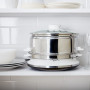 Tefal, Cuiseur vapeur, Cuisson saine, Bols en acier inoxydable, Empilables, Minuterie, Arrêt automatique, Pièces lavables au lav