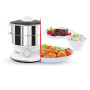 Tefal, Cuiseur vapeur, Cuisson saine, Bols en acier inoxydable, Empilables, Minuterie, Arrêt automatique, Pièces lavables au lav
