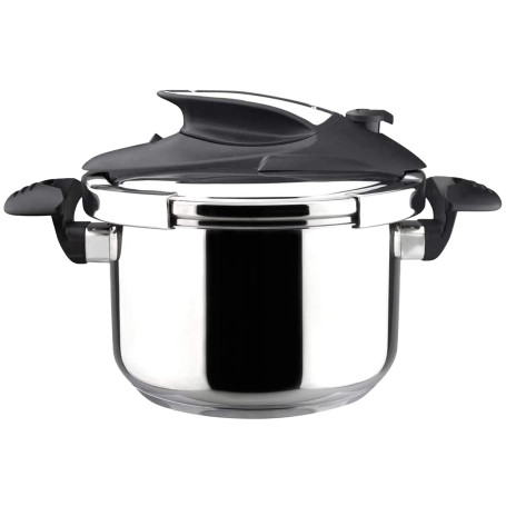 Magefesa Nova - Autocuiseur Rapide 4L, Acier Inoxydable 18/10, Capteur de Pression, Fermeture Facile et Confortable, Cuisine Sai