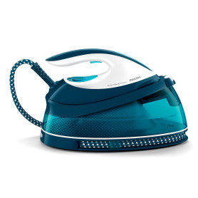 Philips PerfectCare Compact Plus Centrale Vapeur - 2400W, 400g, Pression de 6,5 bars, Technologie OptimalTEMP, Réservoir de 1,5 