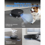 ECOVACS T50 Max Pro Omni Robot Aspirateur Laveur, 18500Pa amélioré par T30S Pro, Brosse latérale et serpillière Extensibles, Ajo