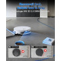 ECOVACS T50 Max Pro Omni Aspirateur Robot avec Station, 18500Pa amélioré par T30S PRO, Brosse latérale et serpillière Extensible