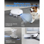 ECOVACS T50 Max Pro Omni Aspirateur Robot avec Station, 18500Pa amélioré par T30S PRO, Brosse latérale et serpillière Extensible