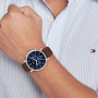 Tommy Hilfiger Montre Analogique Multifonction à Quartz pour Homme avec Bracelet en Acier Inoxydable ou en Cuir