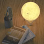 Lampe Lune 3D EXTSUD Veilleuse LED 15CM Dimmable 16 Couleurs avec Télécommande et Interrupteur Tactile USB Rechargeable Lampe de