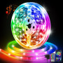 Ruban LED,10 Mètres Lumière Chambre Multicolore, Bluetooth App Control RGB LED Bande Led, Fancy LED Interieur Synchronisation Mu