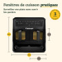 Cuisinart Tri Zone Air fryer et Four 13,6 L | Sans PFAS | 3 zones: 2x4,3 L+5 L | 9 fonctions: airfry, rôtir, griller, four, réch