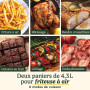 Cuisinart Tri Zone Air fryer et Four 13,6 L | Sans PFAS | 3 zones: 2x4,3 L+5 L | 9 fonctions: airfry, rôtir, griller, four, réch