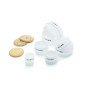 KitchenCraft - Emporte-Pièces Ronds à Double Tranchant, Bords Cannelé / Lisse, Plastique, Lot de 7