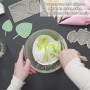 Neikafan Moule Silicone Feuille 3pcs 3D Emporte Pièces Feuille Tropicales, Feuille Moule à Fondant Au Chocolat Set pour Pâte à S