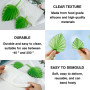 Neikafan Moule Silicone Feuille 3pcs 3D Emporte Pièces Feuille Tropicales, Feuille Moule à Fondant Au Chocolat Set pour Pâte à S