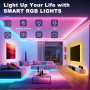 Ruban LED, 10M Flexible RGB Bande LED Decoration Chambre, Bluetooth App Contrôle Synchroniser avec Rythme de Musique, Led Chambr