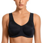 SYROKAN Soutien Gorge Sport Femme avec Armature Maintien Extreme Grande Taille Confortable