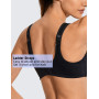 SYROKAN Soutien Gorge Sport Femme avec Armature Maintien Extreme Grande Taille Confortable