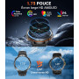 OUKITEL Montre Connectée Homme BT13 Batterie 1000mAh Écran AMOLED 1,73 Pouces Chat GPT Smartwatch IP68 Étanche 100 Modes Sportif