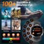 OUKITEL Montre Connectée Homme BT13 Batterie 1000mAh Écran AMOLED 1,73 Pouces Chat GPT Smartwatch IP68 Étanche 100 Modes Sportif