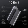 UGREEN Revodok Pro 210 Hub USB C Double HDMI 4K60Hz 8K30Hz Extension 2 Écrans 10 en 1 Docking Station Accueil Adaptateur Etherne