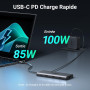 UGREEN Revodok Pro 210 Hub USB C Double HDMI 4K60Hz 8K30Hz Extension 2 Écrans 10 en 1 Docking Station Accueil Adaptateur Etherne