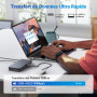 UGREEN Revodok Pro 209 Docking Station USB C DisplayLink Dual HDMI et DisplayPort 4K60Hz Double Affichage Différent pour MacOS 9