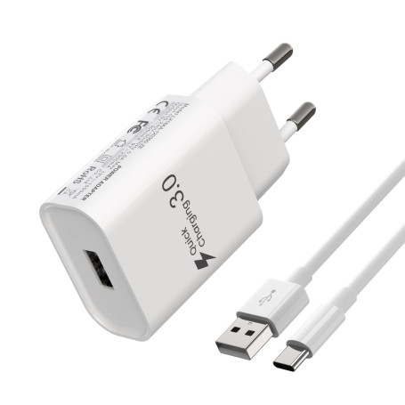 Type-C Chargeur Rapide pour Samsung Galaxy A15 A16 A14 A13 A12 4G/5G A05S A04S A33, A56 A55 A54 A53 A36 A35 A26 A25 A23 A32 S25 