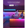 Govee Ruban LED RGBIC, Ruban LED 5m, WiFi Bande Compatible avec Alexa et Google Assistant, Contrôle App, DIY, Sync Musique, Lumi